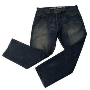 NAUTICA Men's Relaxed Fit Straight Leg Jeans 36W x 30L